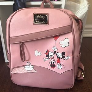 Loungefly Pink Disney Backpack